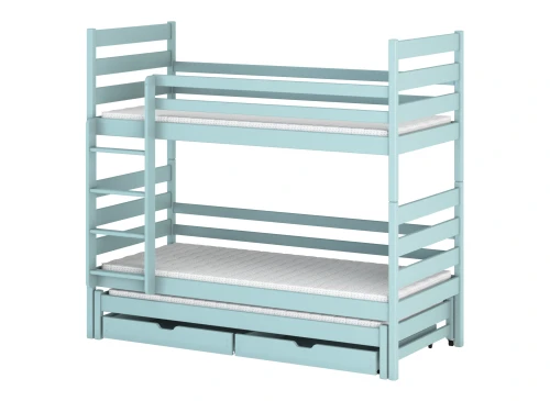 TOMI 90x190 blue bunk bed Lano Furniture