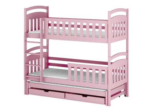 VIKI 90x190 pink bunk bed Lano Furniture