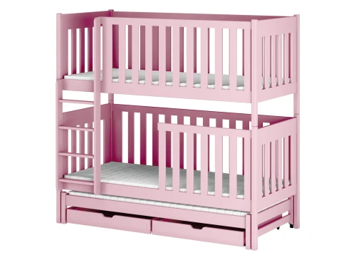 EMILKA 80x180 pink bunk bed Lano Furniture