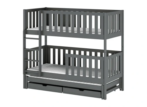 LEA 90x200 graphite bunk bed Lano Furniture