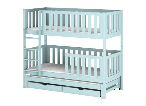 LEA 90x200 blue bunk bed Lano Furniture