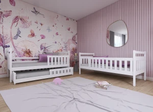OLIWIA 80x190 pink bunk bed Lano Furniture
