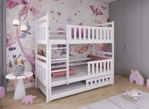 OLIWIA 90x200 white bunk bed Lano Furniture