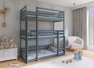TED 80x180 white bunk bed Lano Furniture