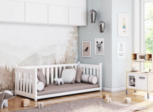 CONCEPT 90x180 white children's cot bed Lano Furniture