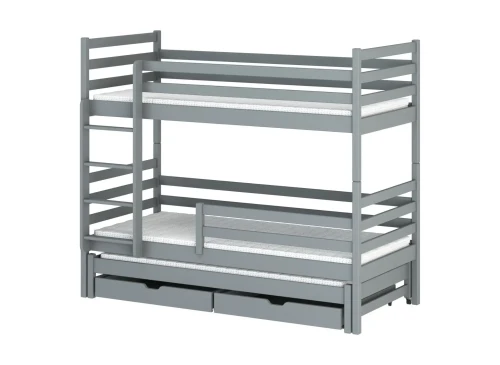 LUK 80x170 grey bunk bed Lano Furniture