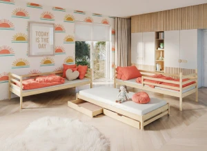 LUK 80x170 pine bunk bed Lano Furniture