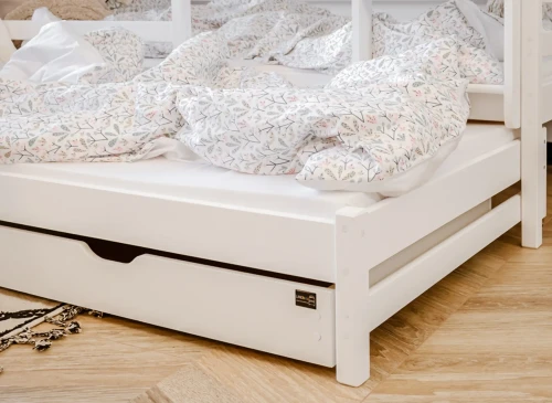 LUK 90x200 Biela poschodová posteľ Lano Nábytok