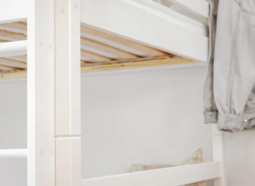 LUK 90x200 Biela poschodová posteľ Lano Nábytok