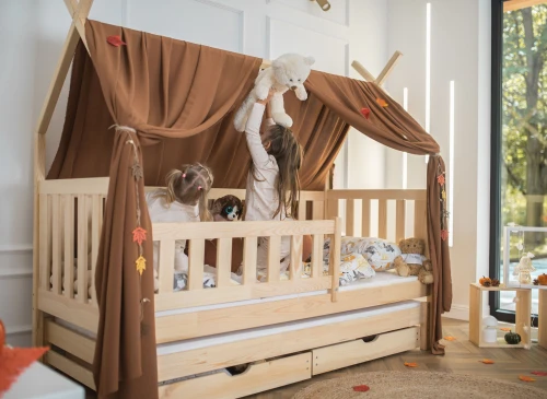 TYTUS 80x200 pine tipi bunk bed Lano Furniture