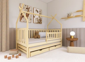 TYTUS 90x200 pine tipi bunk bed Lano Furniture