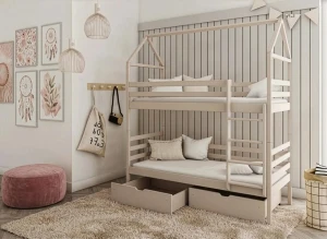 ALEX 80x170 cashmere bunk bed Lano Furniture