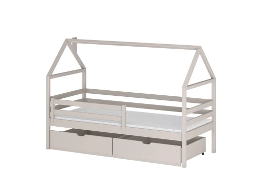 ARON 80x180 cashmere single children's house bed Lano Furniture