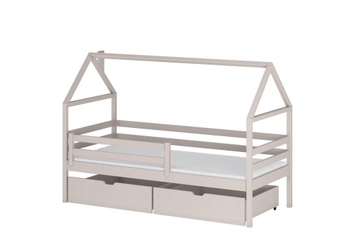 ARON 80x190 cashmere single children's house bed Lano Furniture