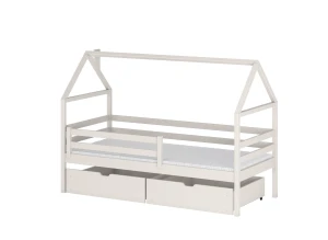 ARON 80x180 bavlna detská jednolôžková posteľ domček Lano Nábytok