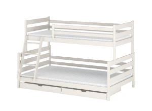 FAMI 90x200/120x200 bavlna poschodová posteľ so širším lôžkom Lano Nábytok
